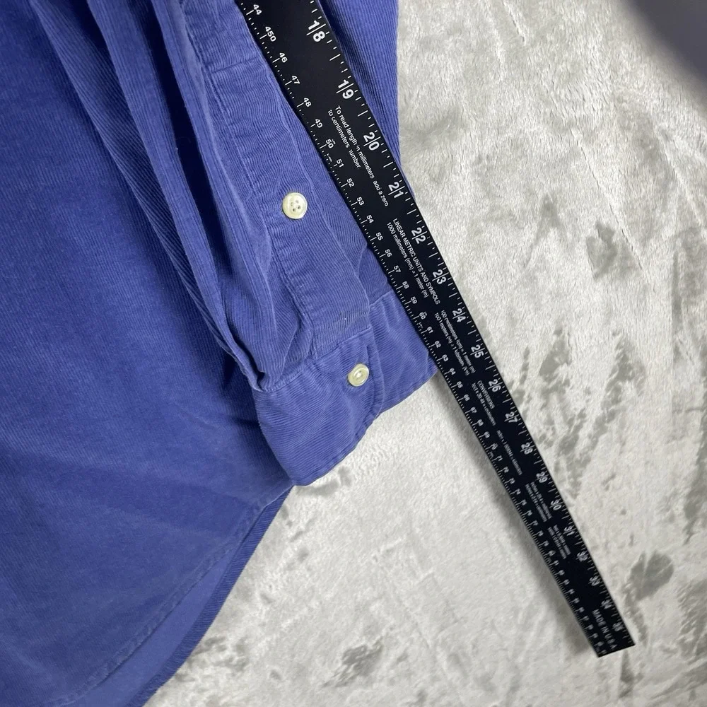 Vintage 90s Polo Ralph Lauren The Blaire Button Down Shirt Mens XXL Corduroy